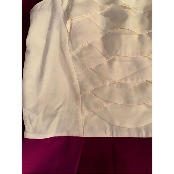 SANDRO Silk Colourblock Dress Size 2 Small NWT Retail $410 - Picture 11 of 12